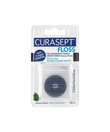 Curasept Floss Classico Cerato Black Section Plate 50 m