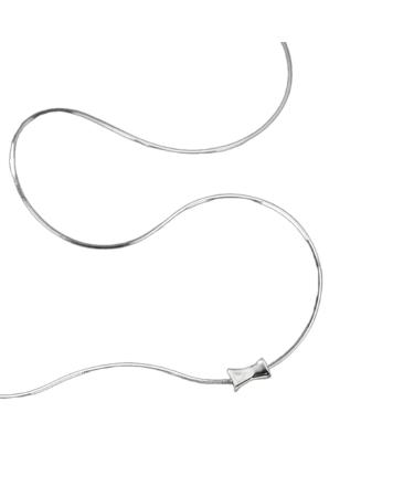 Oralgos hip hop bow loop collarbone chain necklace bowknot shape necklace adjustable collarbone chain decoration for daily use copper