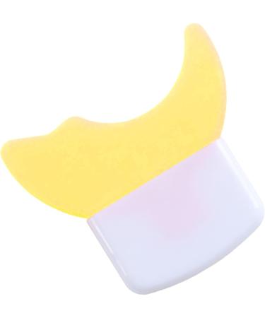 Eyelash Applicator Baffle Eyelash Mascara Smudge Guard Silicone Smoothing Surfaces Various Angles For All Face Shapes (Yellow) - Buy Online on GoSupps.com