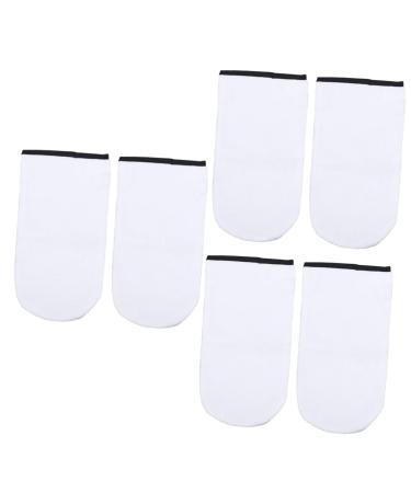 MAGICLULU 3 Pairs Wax Gloves was Bath Hand Cover Womens Glives Wax Bath for Hands Hydrating Gloves Heated Mittens Work Gloves Paraffin Wax Hand Cover White Moisturizing Bath Mat