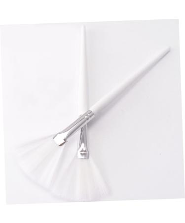 Mikinona DIY Skin Care Brushes Makeup DIY Brush Fan Makeup Brush Facial Brush White Makeup Fan Fan up for Make up Cosmetic The Brush - Buy Online on GoSupps.com