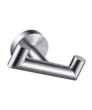 Alipis Coat Hook Black Hanger Outfit Hangers Bath Towel Hanger Bathroom Robe Towel Holder Hang Towel Heavy 9.8x5.8cm Silver