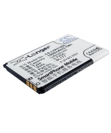 1000mAhLi-ionReplacement Battery for A518 fits BL177