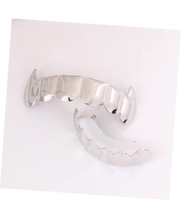 Buy Coheali Hip-Hop Style Grill Accessories for Men | Halloween Teeth & Lower Tooth Cover Clasp - Exquisite 5x1x0.2cm Grill Clip - Buy Online on GoSupps.com