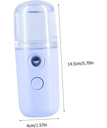 Levemolo Portable Diffuser 1pc Portable Humidifier Essential Oil Diffusers Hydrating Face Sprayer Skin Moistener Charge Student 14.5X4CM Blue - Buy Online on GoSupps.com