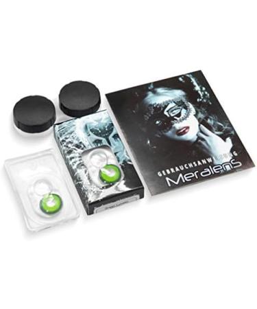Funnylene Green Colored Contact Lenses - 2 Pack + Free Container | 12 Monthly Wear | Perfect for Halloween & Carnival - Buy Online on GoSupps.com
