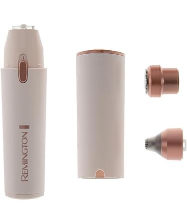 Remington WFS200 Womens Facial Shaver 2in1 Facial Shaver & Eyebrow Trimmer BareMe Waterproof Upper Lip Chin & Cheeks Battery USBC Brush & Attachment - Buy Online on GoSupps.com