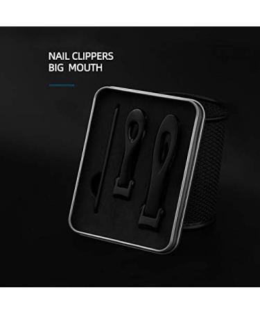 RIYAN 2-Piece Stainless Steel Big Mouth Nail Clippers Anti-Splash Nail Clippers Set - Buy Online on GoSupps.com