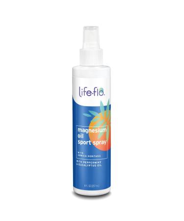 Life-Flo Magnesium Oil Sport Spray | W/Magnesium from Zechstein Seabed Arnica | Cooling Sensation Helps Soothe Muscles & Joints After Exercise | 8oz