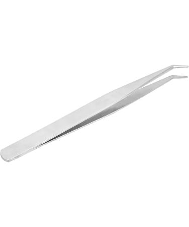 False Eyelash Applicator High Rebound Tail Eyelash Grafting Tweezers for Hair Salon for Beauty Dress Up for Beauty Shop for Personal Dress (Silver) - Buy Online on GoSupps.com