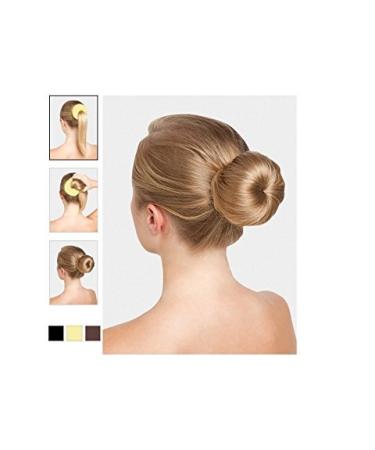 Clothoty 2 Extra Big Hair Bun Donut Maker - Ring Style Dutt & Needle Hair Donut Rolls for Thick Long Hair - Ideal Hair Bun Shaper (4.3 in Blonde) - Buy Online on GoSupps.com