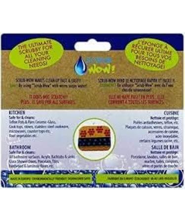 Scrub-Wow Scrubbys Extreme Value 4 Pack - All Stripes Designs (Free Scrubby) - Environmentally Friendly & Dishwasher Safe - Made in Europe - Buy Online on GoSupps.com