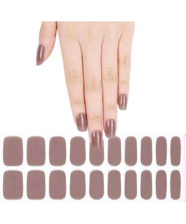 Zaubern gel4Home - Premium UV Nail Wraps & Foils | Semi-Cured Gel Nails in Taupe | International Shipping Available - Buy Online on GoSupps.com