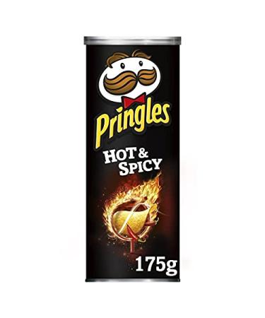 PRINGLES - Hot & Spicy 175G - Pack of 4