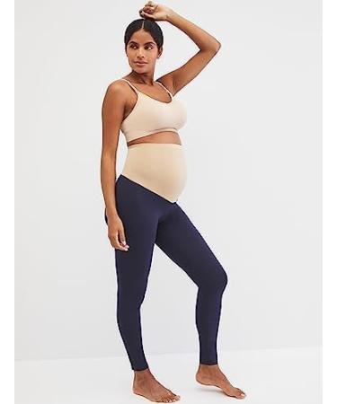 Motherhood Maternity Essential Stretch Full Length Leggings - Women's Secret Fit Belly - Navy, Size M - Buy Online on GoSupps.com