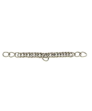 PFIFF 006002 Double-link chin chain made of stainless steel durable high-quality bridle curb bit