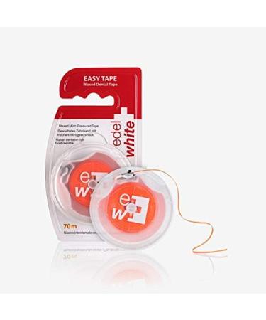 edel+white Easy Tape Dental Floss Waxed - 4 Pieces | International Shipping Available - Buy Online on GoSupps.com