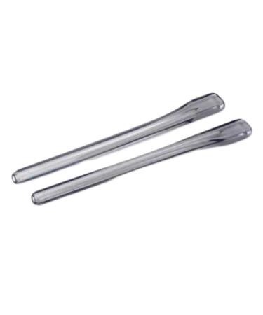 VekkEr Eyeglass Temple Replacement2 Pairs Transparent Gray Eyeglass End Tips Temple Replacement Ear Stockings for Thin Metal Eyeglass Legs