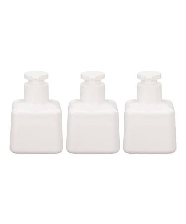 EVTScan 3pcs 200ml travel empty pump bottle liquid container refillable lotion dispenser bottle for shampoo