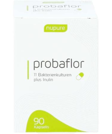 Nupure Probaflor Probiotic Capsules 90 pcs - Gastro-Resistant Supports Digestive Health International Shipping Available - Buy Online on GoSupps.com