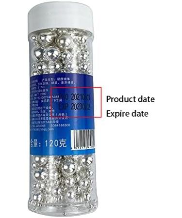 Edible Pearl Sugar Streusel Candies - 120g | Mixed Size Cake & Cupcake Decorations Ice Cream Toppers for Weddings & Parties - Buy Online on GoSupps.com