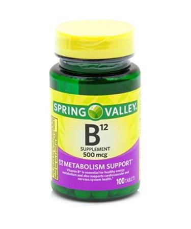 Spring Valley - Vitamin B-12 500 mcg 100 Tablets