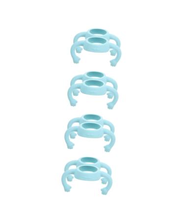 Toyvian 8 Pcs Bottle Handle Milk Bottle Accessories Bottle Grip Silicone Bottle Grip Bottle Grip Milk Bottle Grips Wide Mouth Silicone Soft 14.00X5.00X5.00CMx4pcs Sky-bluex4pcs