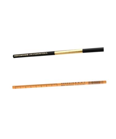 Healeved 6 Pcs Eyebrow Pencil Brown Eyeliner Pencils Waterproof Makeup Make up Kit Dark Brown Eyeliner Wooden 1 count (Pack of 1) As Shownx3pcs