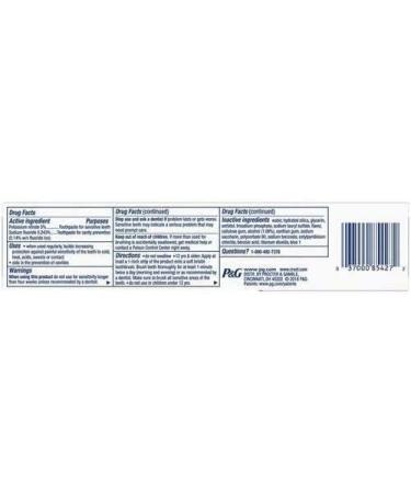Crest Sensitivity Whitening & Scope Minty Fresh Toothpaste 6 oz - 2 Tubes | Dental Care - Buy Online on GoSupps.com
