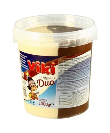 VIKI Duo1000g - VIKI Duo est produit partir de mati res premi res naturelles lait cacao et noisettes (VIKI DUO 1000g)