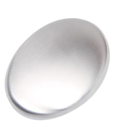 Licogel Stainless Steel Soap Metal Smell Remover Soap Odor Remover Bar for Onion Garlic Home Oval Removing Seafood Kitchen