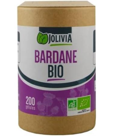 Organic Burdock - 200 vegetable capsules of 250 mg | Capsule Size | Food Supplement | Vegan | Made in France - Buy Online on GoSupps.com