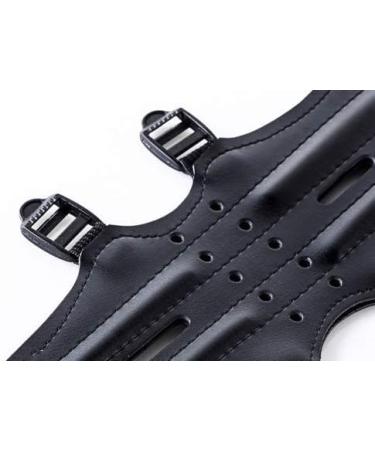 Archery Leather Arm Guard with 4 Straps - Forearm Protective Gear for Hunting and Bow Arrow - 1PCS - Buy Online on GoSupps.com