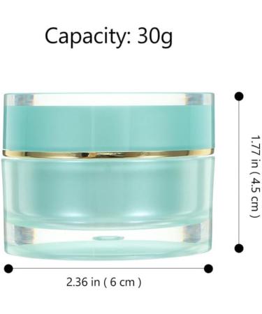 Round Plastic Container Jar with Lid for Travel Wide-mouth Leak Proof Lotion Container Cosmetic Bottle Dispenser for Makeup Beauty Product Cream Oil - Buy Online on GoSupps.com