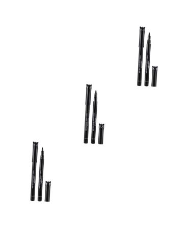 FOMIYES 3pcs Waterproof Eye Liner Pencil Makeup Eyeline Pencil Eyeliner Three-dimensional Kitten 1 count (Pack of 1) Blackx3pcs