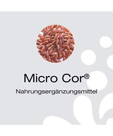 Micro Cor - Red Rice Black Garlic & L-Arginine Capsules - 100 Vegan Pills by Microflorana - Boost Heart Health & Immunity - Buy Online on GoSupps.com