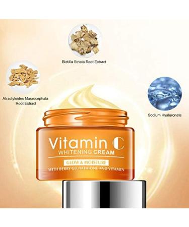Cr me claircissante pour la peau cr me la vitamine C cr me claircissante pour le corps du visage taches sombres taches d' ge Anti- ge Anti-rides hydratant 50g - Buy Online on GoSupps.com