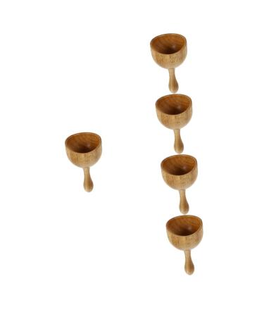 TOVINANNA 5 STK Cup Scraping Apparatus Cup-shaped massage device Schlopmassage tools witch decorations in free beauty Portable Portable cupboard therapy device Care wood