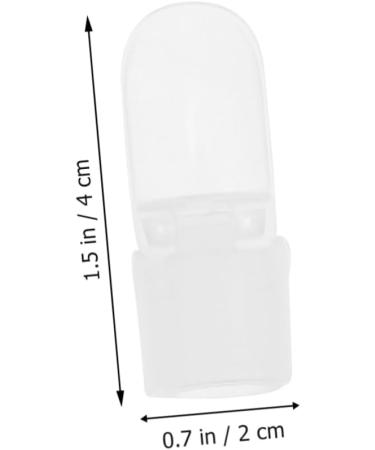 FRCOLOR 40 Pcs Nail Case Soak off Remover Caps Gel Polish Protector Nail Polish Soaker Latex Nail Guard Fingertip Protector Nail Art Tips Cover Shield Reusable Plastic Manicure Barrier 4x2cmx2pcs As Shownx2pcs - Buy Online on GoSupps.com