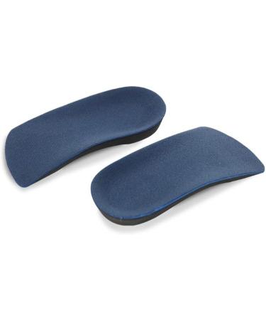 3/4 Arch Support Insoles - Orthotic Half Inserts for Plantar Fasciitis Heel Spurs & Flat Arches | Relief for Foot Pain | Sizes W11/M9.5-W13/M11.5 - Buy Online on GoSupps.com