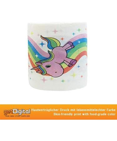 Buy getDigital 13013 Unicorn Rainbow Toilet Paper in Gift Box | Soft 3-Ply 200 Sheets | Perfect Gift for All Occasions - International Shipping Available - Buy Online on GoSupps.com