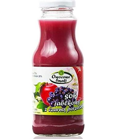OWOCOWE SMAKI FRUIT FLAVORS Jus de pomme et de cassis bio NFC 250 ml