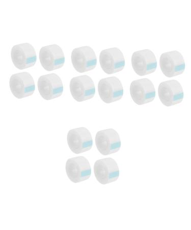 FRCOLOR 16 Rolls White Tape White Painters Tape Sandwich Container Satin Wig Bag Clear Gaffer Tape Instant Eyelid Lifter Electric Tape White Lash Tape Double Eyelid Sticker or Eyes