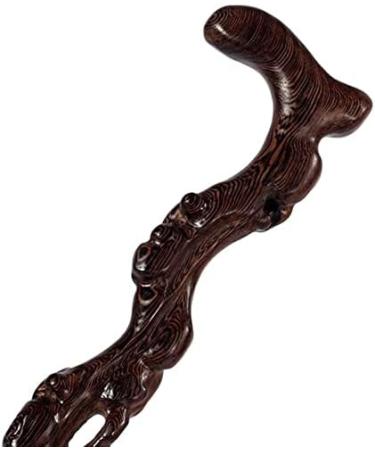 Wooden Walking Stick Solid Cane Walking Stick Crutch Chicken Wing Wooden Solid Wood Ganoderma Lucidum Root Walking Stick The Gifts for The Elderly crutch-11.19 - Buy Online on GoSupps.com
