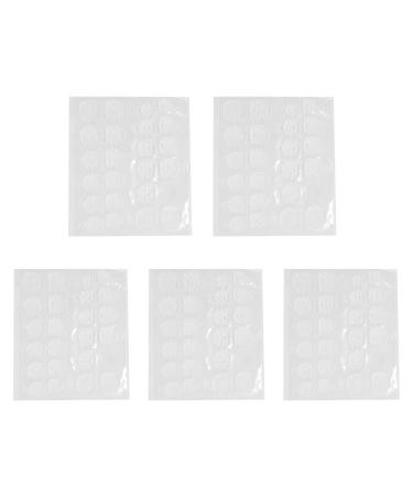 dijiusidy 120 Pieces Nail Adhesive Tabs Practical Breathable Flexible Double-Side Tape Decoration Jelly Stickers for Manicure