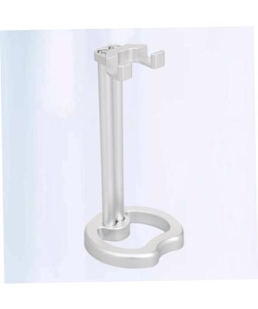 PopetPop 3-in-1 Safety Razor & Shaving Brush Holder Set - Stylish Silver Stand for Men - Ideal for Razor Organization - Buy Online on GoSupps.com