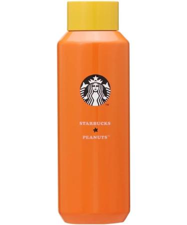 STARBUCKS PEANUTS Japan Limited Stainless Bottle Orange PEANUTS Charlie Brown 473ml - Buy Online on GoSupps.com