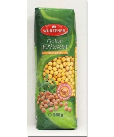 Wurzen yellow peas (peeled) 500g