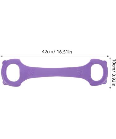Buy POPETPOP Figure 8 Resistance Band | Elastic Exercise Band for Arms Back & Shoulders | Perfect for Yoga & Pilates Stretching - Buy Online on GoSupps.com
