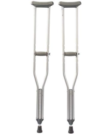 Crutches for Adults Underarm Underarm Crutches for Adjustable Adjustable Crutches Lightweight and Foldable Multi- Function Telescopic Walking Stick for Adults and Teenager Great for Travel or Work A Small